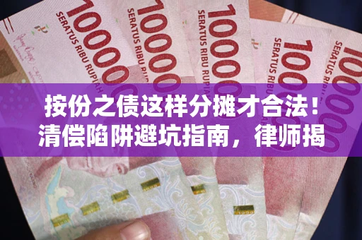 济南按份之债这样分摊才合法！清偿陷阱避坑指南，律师揭秘关键条款
