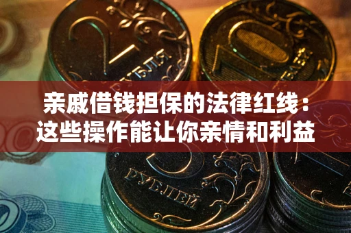 济南亲戚借钱担保的法律红线：这些操作能让你亲情和利益两不误