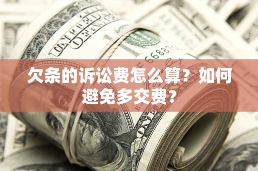 济南欠条的诉讼费怎么算？如何避免多交费？