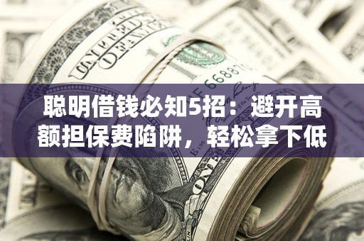 济南聪明借钱必知5招：避开高额担保费陷阱，轻松拿下低息贷款