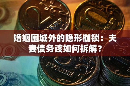 济南婚姻围城外的隐形枷锁：夫妻债务该如何拆解？